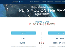 Tablet Screenshot of imdh.com